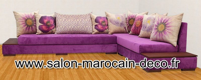 Salon marocain style moderne